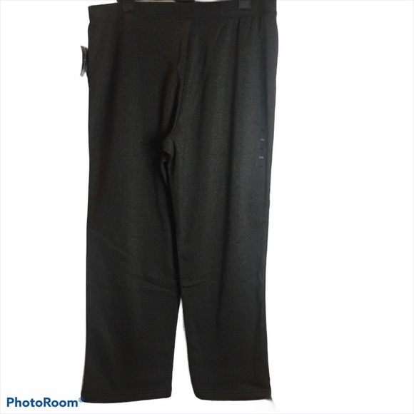 Karen Scott Sport Gray Jogging Pants High Rise Straight Leg XXL Plus Size - Picture 3 of 9